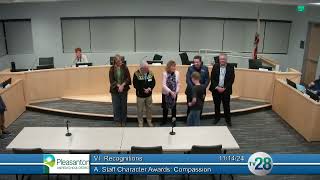 Pleasanton School Board meeting