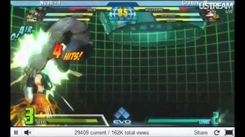 Evo 2k11 - Marvel vs Capcom 3 - Noah vs Cronos