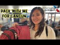 Pack with me for CANCUN | Packing Tips for Carry On Bag