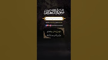 سوره انعام آیه 28-29 ترجمه به زبان اردو #قرآن #قرآن ویدئو #ویروسی #ویدئو #برای شما #کوتاه