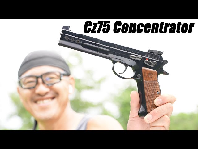 Cz75 コンセントレーター MGC 固定スライドガスガン レビュー - YouTube