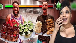 CASH OR FLIGHT...WHO CAN MAKE THE BEST EDIBLES? (REACTION)