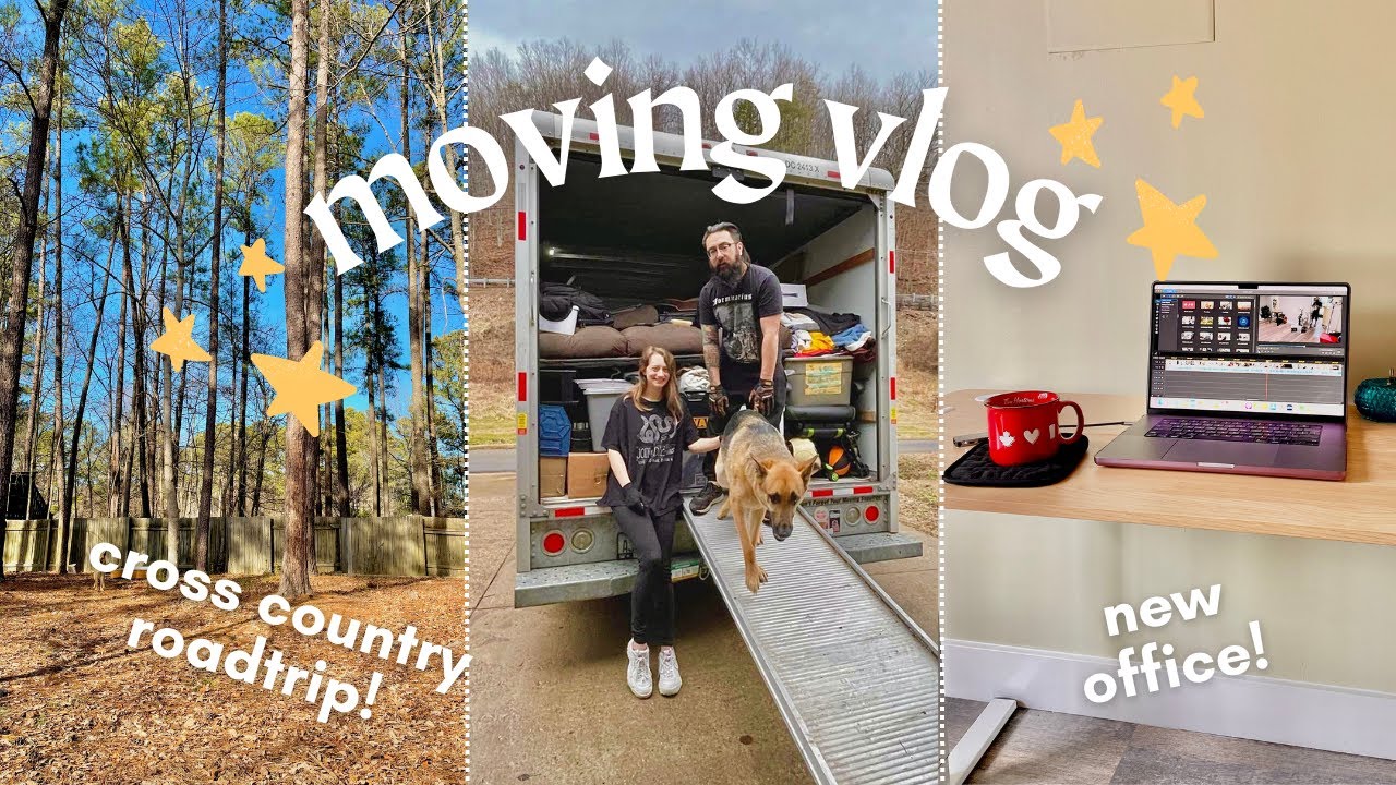 Driving from TX to NC with a uHaul and finally starting to unpack