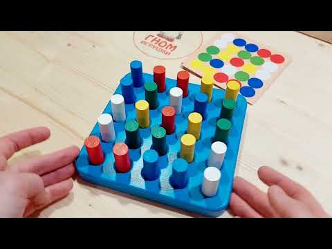 Веселые столбики. Деревянная мозаика Веселые столбики. Деревянная мозаика