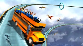 Impossible Mission Double Bus Simulator - New Bus Unlocked - Android Gameplay 2019 screenshot 5