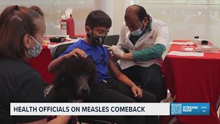 Local health officials warn of Measles outbreak as virus makes a comeback