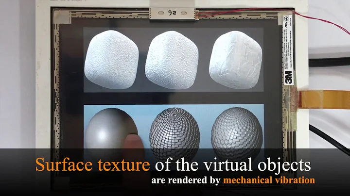 Simultaneous Representation of Texture and Geometry on a Flat Touch Surface