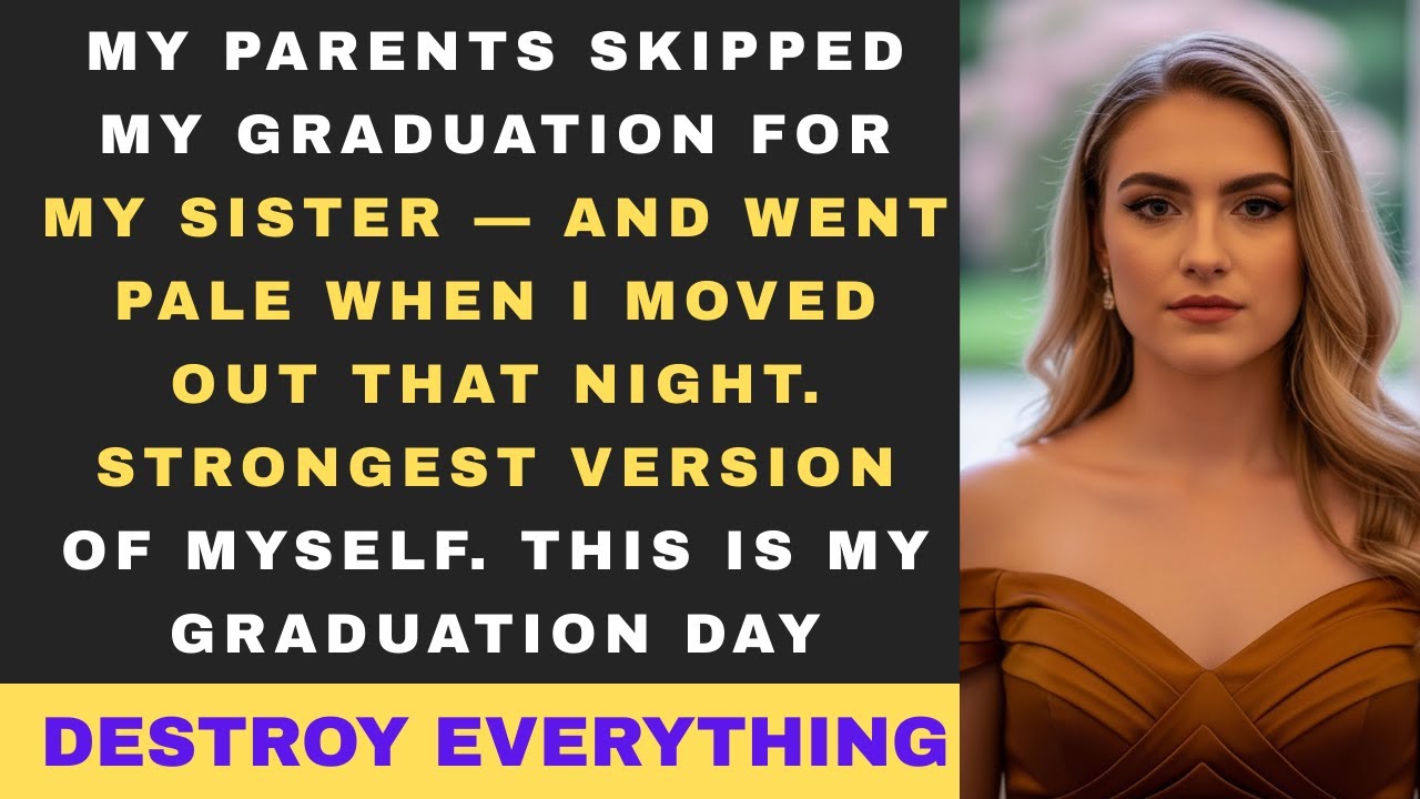 My Parents Skipped My Graduation for My Sister — and Went Pale When I Moved Out That Night