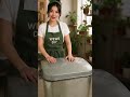Smelly trash bin? Try this simple trick 😳🗑️ #diy #lifehacks #diyfix