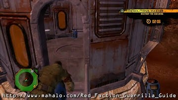 Red Faction Guerrilla Walkthrough - Parker Sector - Demolitions Master #1