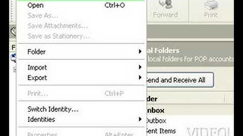 Creating a New Folder in Outlook® by Video Professor