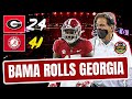 Alabama Rolls UGA - Rapid Reaction (Late Kick Cut)