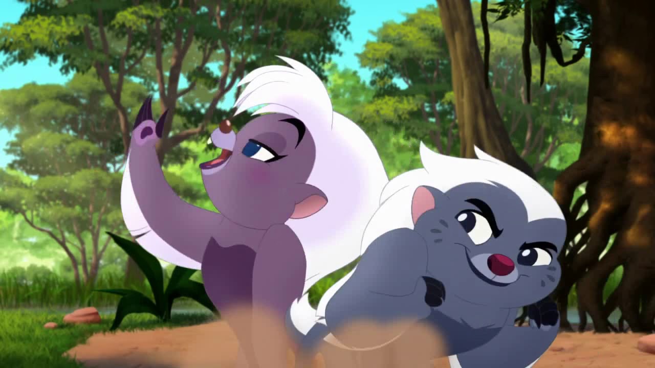 The Lion Guard Bunga Meets His Soulmate Binga the Female Honeybadger