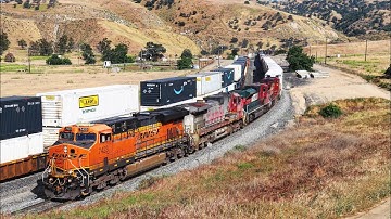 Extreme Mountain Railroading: BNSF & UP Trains On The Mojave Subdivision Over Tehachapi Pass