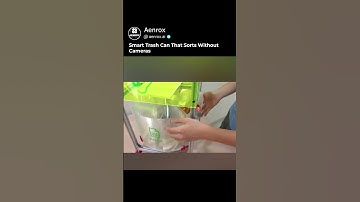 Smart Trash Can That Sorts Without Cameras