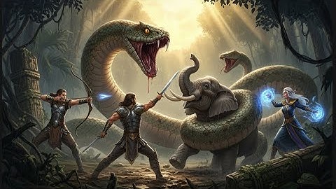 "Brave Heroes vs GIANT SNAKE in Epic Battle to Save Mother Elephant!"