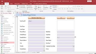 19- MS Access Part 19 - Tab Order