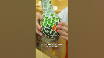 BÌNH MOSAIC RÒ NƯỚC - Đi làm workshop Tiệm Tạp Hoá Nhà May