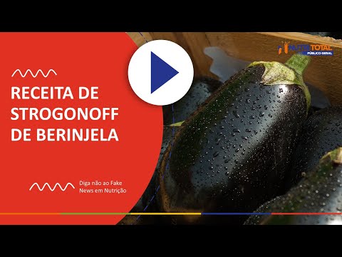 O STROGONOFF DE BERINJELA MAIS GOSTOSO DO BRASIL 🍆| Nutritotal