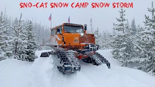 Winter Storm Snow Camping With A Tucker Sno Cat