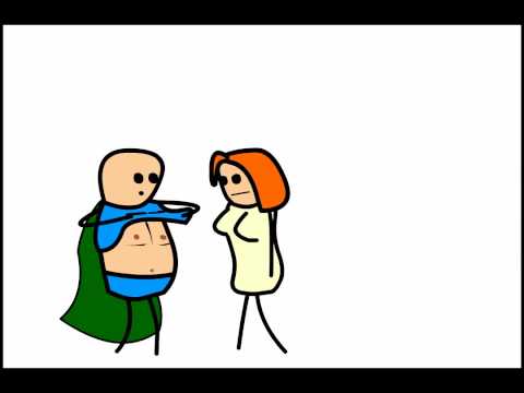 Classic Cyanide & Happiness - Superjerk Saves the Day