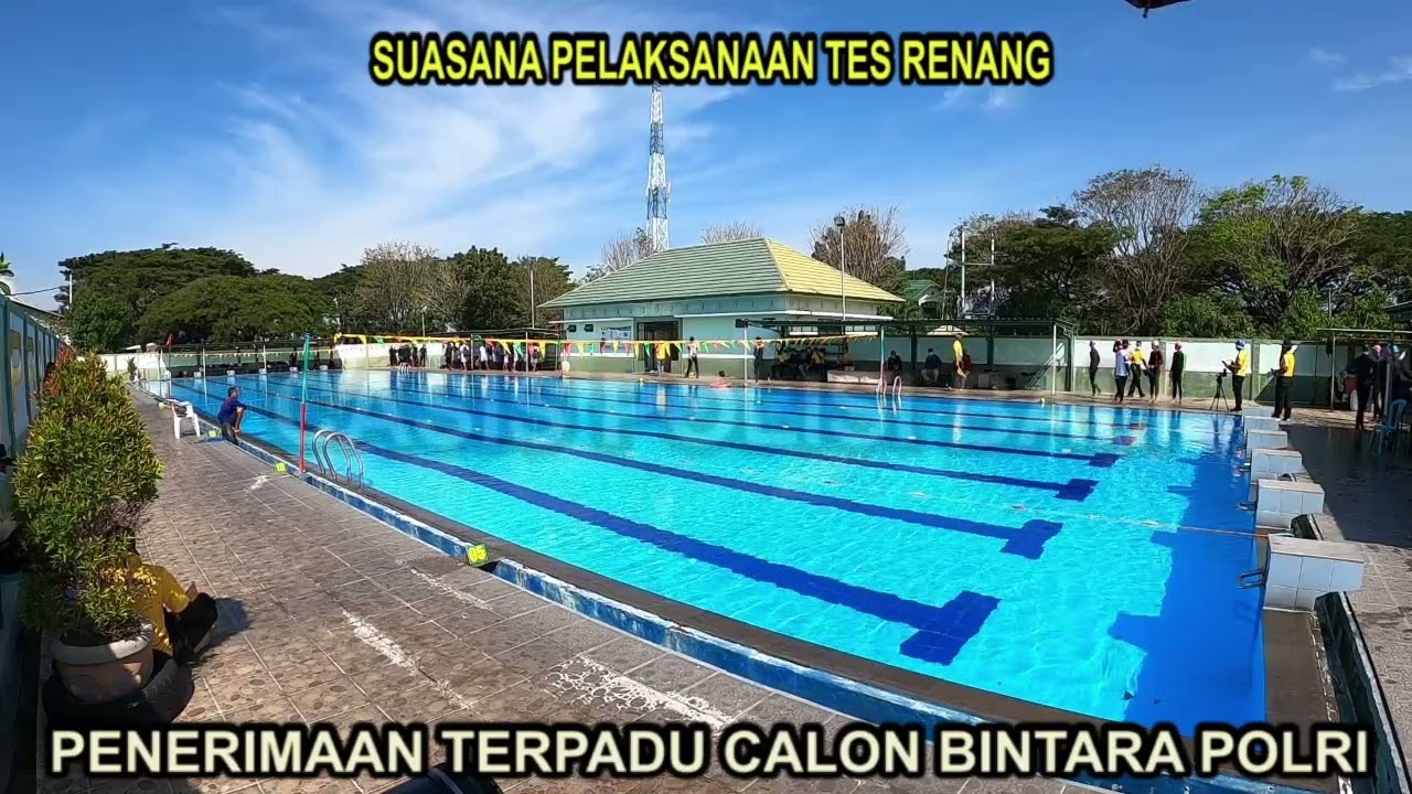 BEGINI SUASANA TES RENANG POLISI LANJUTAN PENERIMAAN TERPADU ANGGOTA