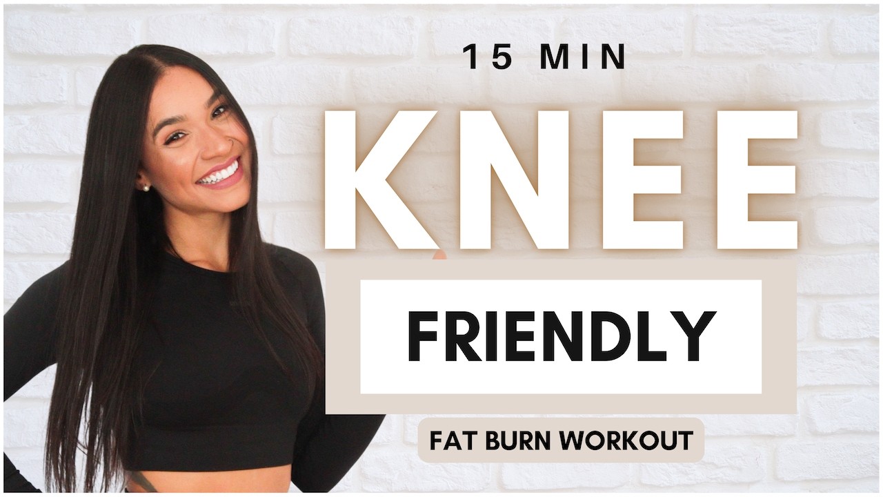 15-минутная тренировка для сжигания жира, щадящая колени | Без прыжков, подходит для квартиры