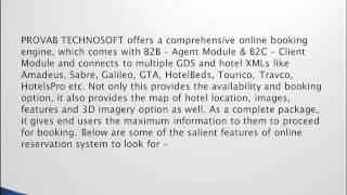 Online Booking Engine, Hotel Booking Engine, Hotel Reservation System, Web Booking Engine