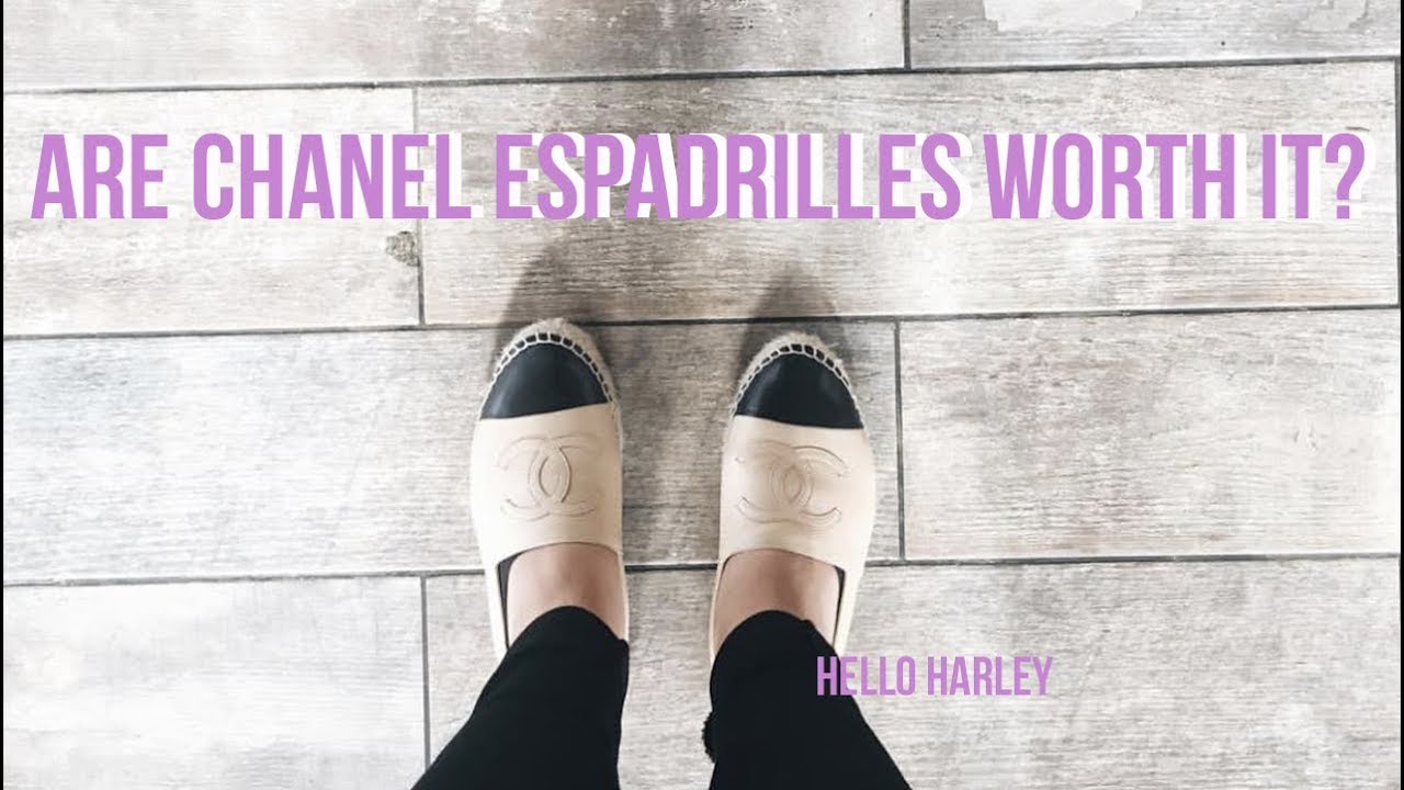 Splurge or Save? Chanel Espadrilles 