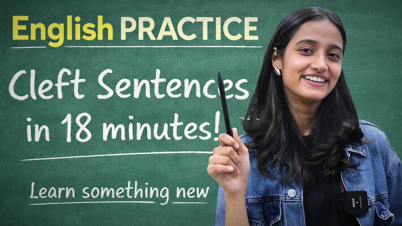 Cleft Sentences = English ka SECRET 🧐|Learn english with 😝#english #learnenglish #viralvideo