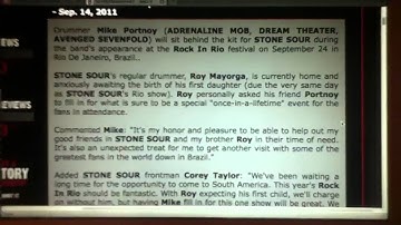 Stone Sour - Live - With Mike Portnoy - Rock In Rio 2011