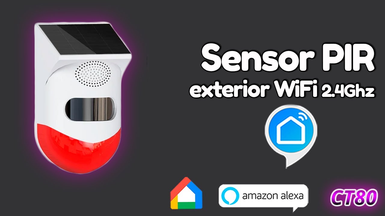 Sensor Detector De Movimiento Inalámbrico Autónomo Wifi