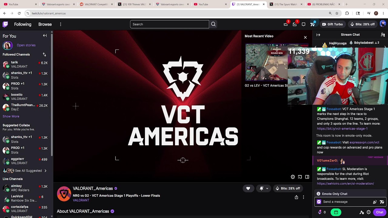 EG SUDOWOODO | NRG vs 100T - VCT Americas Playoffs #VCTWatchparty !inzone !socials