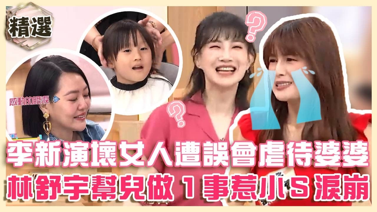 酸民請閉嘴！李新常演壞女人遭誤會「虐待婆婆」！林舒宇幫兒做１事小Ｓ淚崩：很偉大！【#小姐不熙娣】精選✨