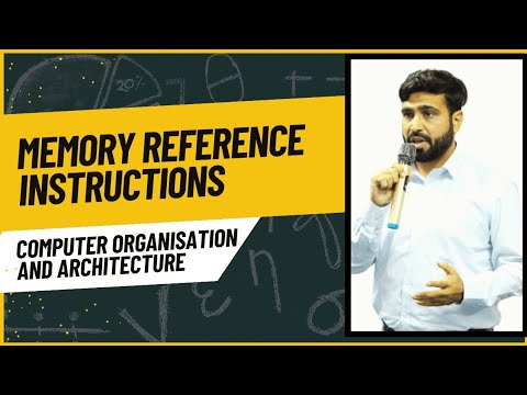 Memory Reference Instructions | Computer Organisation & Architecture ...