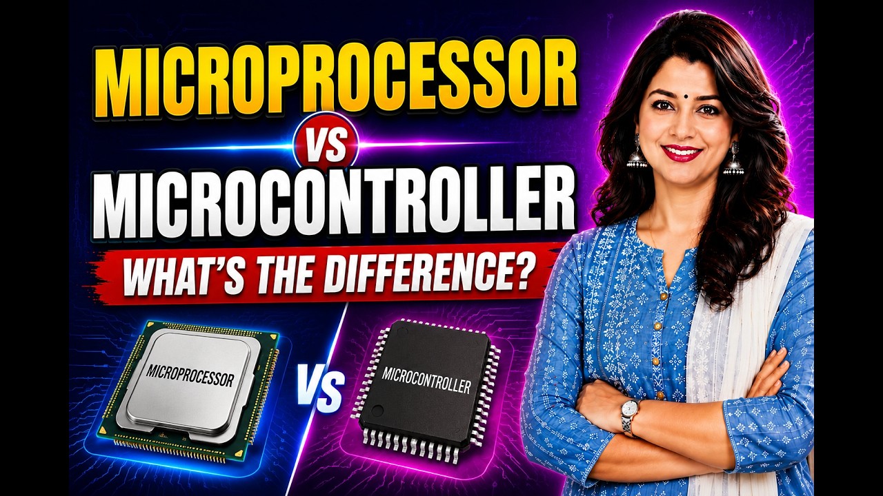 Microprocessor vs Microcontroller: Don't Confuse Them! - YouTube