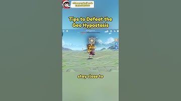 tips to defeat the Geo Hypostasis.v5.2 second half code: EAOL3589S5U8 #genshingao#genshinguide