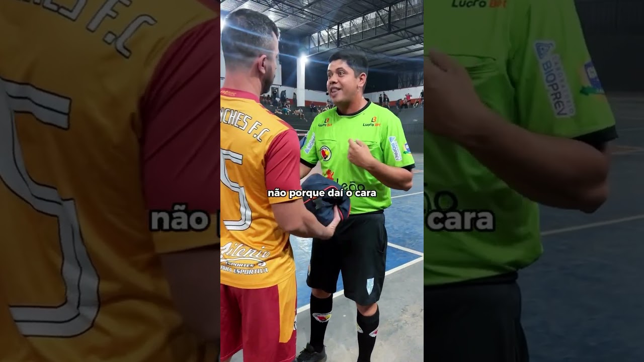 Melhor explicação de um árbitro. 