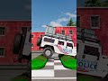 الشاحنات والسيارات في مواجهة مطبات السرعة 545 BeamNG Drive 
