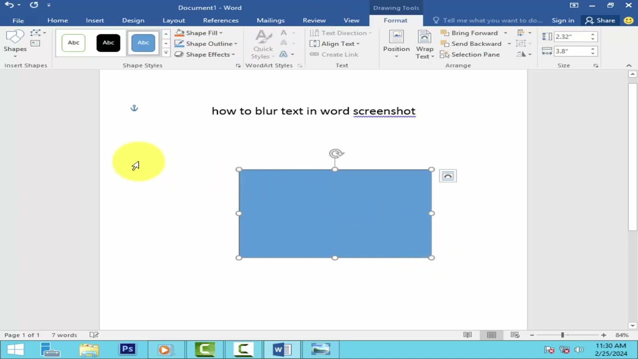 How To Blur Text In Word Screenshot YouTube How To Blur Text In Word Screenshot YouTube