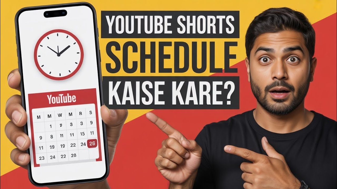 Youtube ke short video me time schedule kaise kare | one tips🖕|