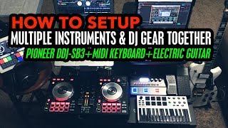 How To Setup Multiple Instruments & DJ Gear Together screenshot 5