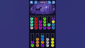 Ball Sort Puzzle Level 52 #ballsortpuzzle #puzzle #colorful #youtubeshorts #colors #mobilegaming