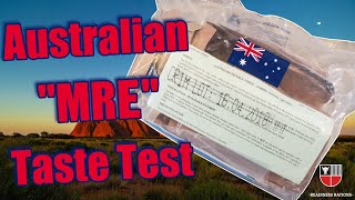 Australian Military MRE (CR1M) 24Hour Combat Ration Aussie Defense Force Meal Ready To Eat Review