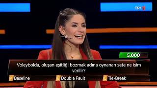 Voleybolda, oluşan eşitliği bozmak adına oynanan sete ne isim verilir? Damla Toptaş - 3'te3-TRT 1