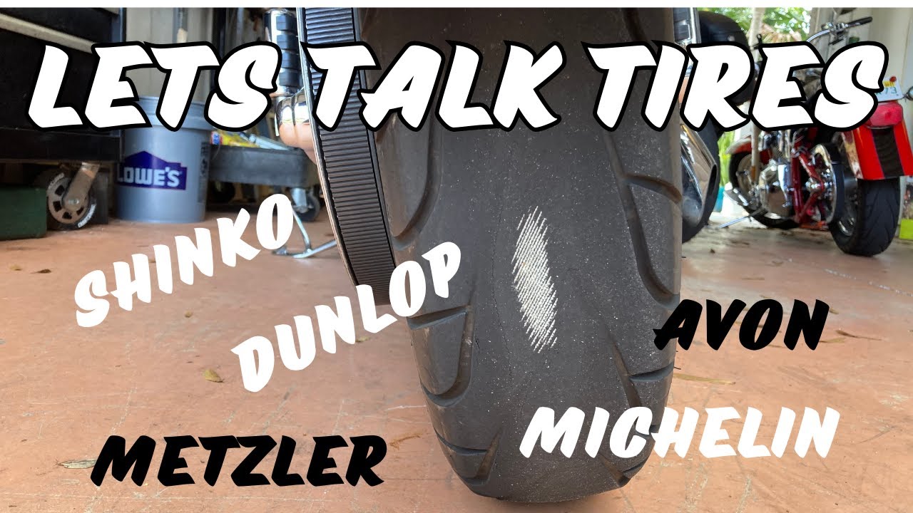 LET"S TALK MOTORCYCLE TIRES FOR OUR HARLEY DAVIDSON FATBOYS DUNLOP