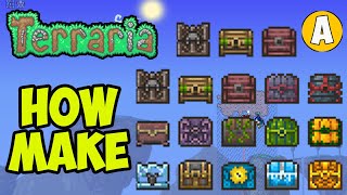 How to Make a Chest in Terraria | How to make a wooden chest in Terraria
