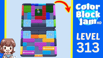 Color Block Jam Level 313 Solution Walkthrough