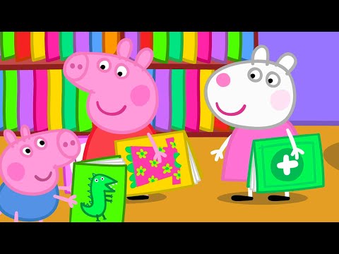 Peppa Pig 🌞 Yeni bölüm 📚 Kütüphane 🏫 Programının en iyi bölümleri | En iyi bölümler