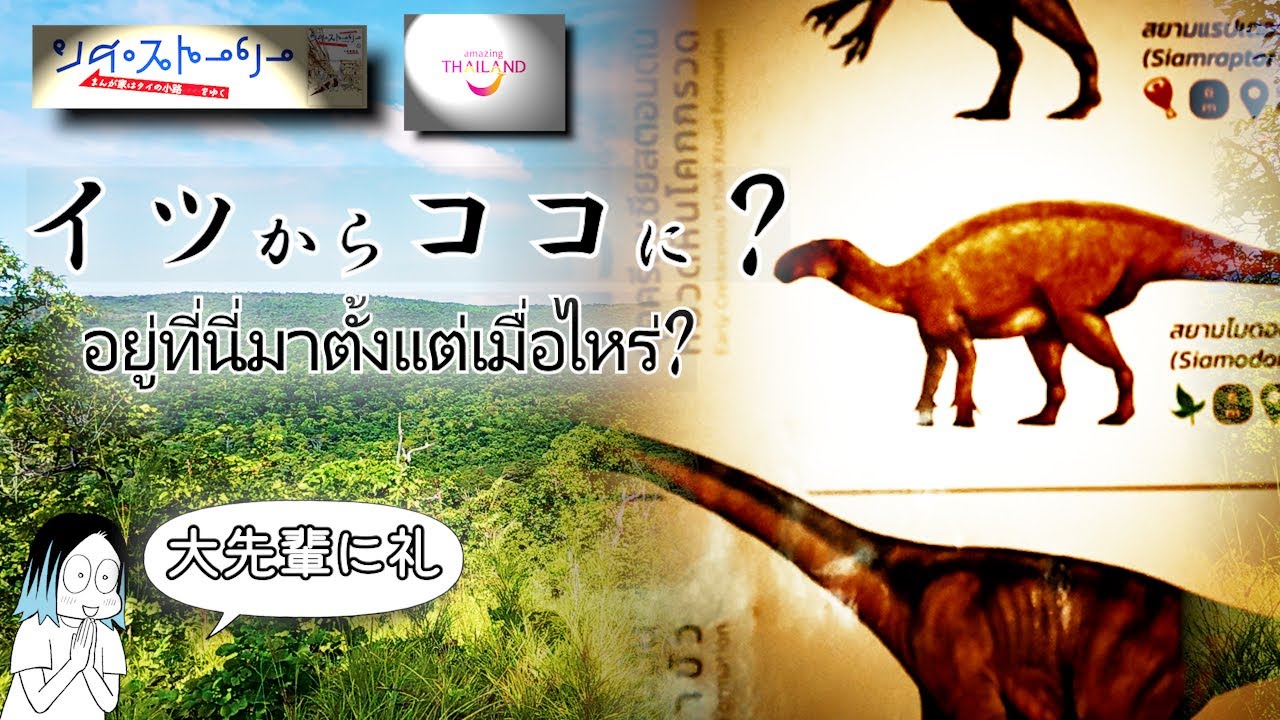 【タイの国立公園ダイエット☆】ドラクエ気分で王女様も訪れた恐竜発掘現場を探索＠プーウィアン国立公園 コーンケーン